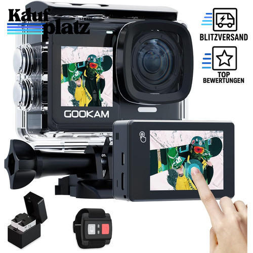 Action cam dual - dual, touchscreen