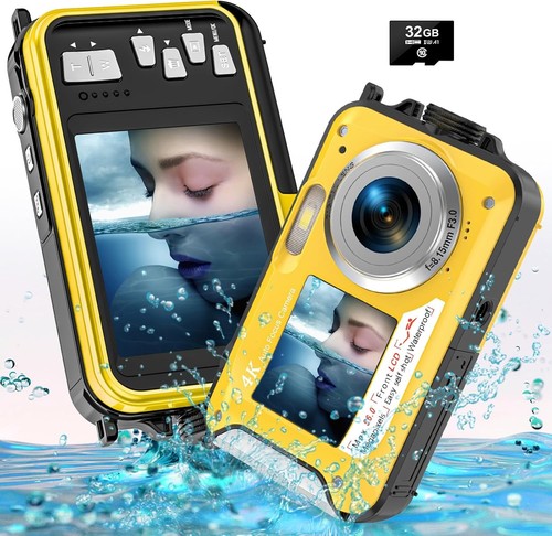 Unterwasserkamera uhd 56mp - 4k,