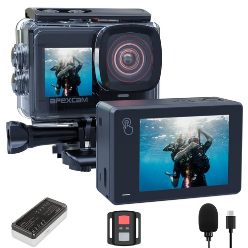 Action cam doppelbildschirme - action,